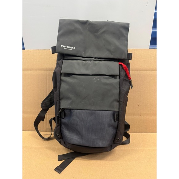 Timbuk2 Robin Commuter Everyday Backpack Jet Black w/ Waterproof  Flap Top Small - Picture 1 of 11